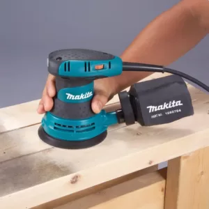 Makita 3 Amp 5 in. Corded Random Orbital Sander with Variable Speed Tool Case