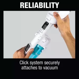 Makita Black Cyclonic Vacuum Attachment with Lock