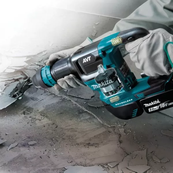 Makita 18-Volt LXT Lithium-Ion Brushless Cordless AVT Power Scraper Kit (5.0 Ah)