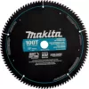 Makita 12 in. x 1 in. Ultra-Coated 100-Teeth Miter Saw Blade