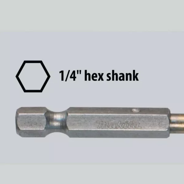 Makita 5/32 in. Titanium Coated Drill Bit with 1/4 in. Hex Shank