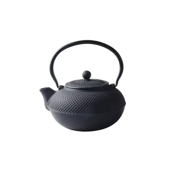 Old Dutch 52 oz. Matte Black Cast Iron Saga Teapot