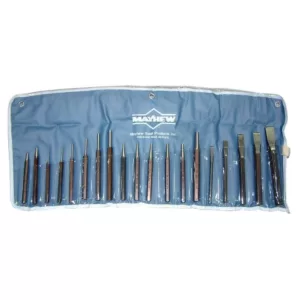 Mayhew 7019-K Punch and Chisel Set (19-Piece)