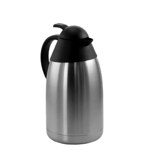 MegaChef 67.6 fl. oz. Stainless Steel Thermal Carafe with Black LID