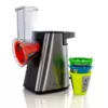 MegaChef Megachef Stainless Steel Electric Salad Maker, Salad Shooter, Shredder, Slicer, Chopper and Shooter