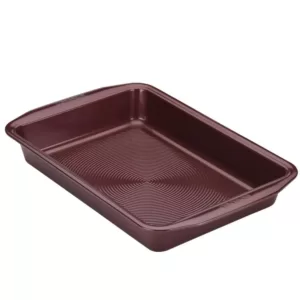 Circulon 9 in. x 13 in. Bakeware in Merlot Nonstick Rectangular Cake Pan