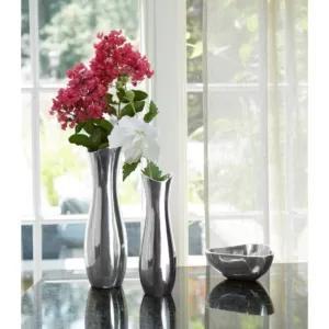 Nambe Stryker 13 in. Metal Alloy Decorative Vase