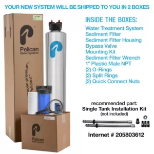 Pelican Water 15 GPM Whole House NaturSoft Water Softener Alternative System