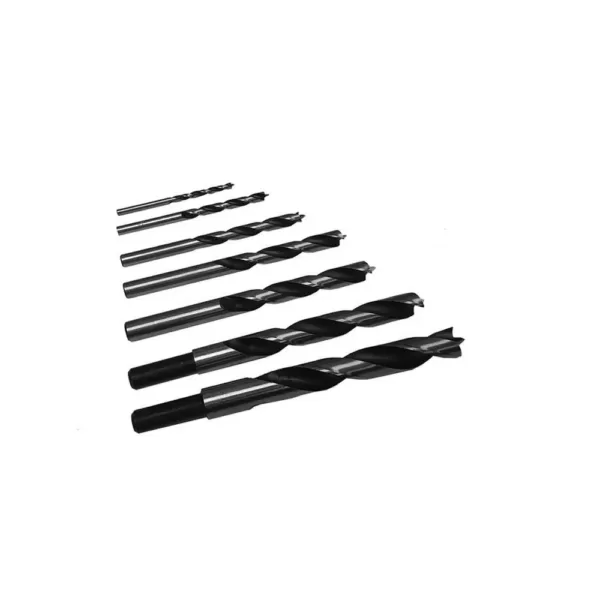 Milescraft Brad Point Drill Bit Set (7-Piece)