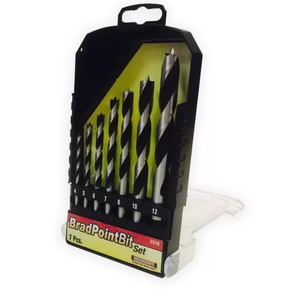 Milescraft Metric Brad Point Bit Set (7-Piece)