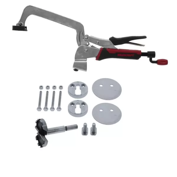 Milescraft 6 in. Bench Clamp and Attachment Set - Mount Clamp to any Surface