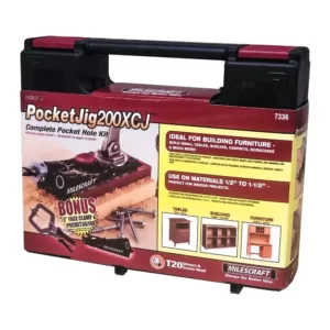 Milescraft PocketJig200XCJ Ultimate Pocket Hole Bundle with 2 Jigs and 2 in. FaceClamp