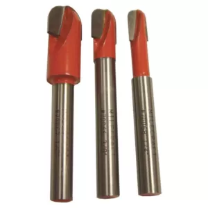 Milescraft Long-Reach Router Bit Set (3-Piece)