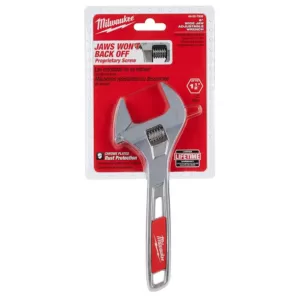 Milwaukee 8 in. Wide Jaw Adjustable Wrench