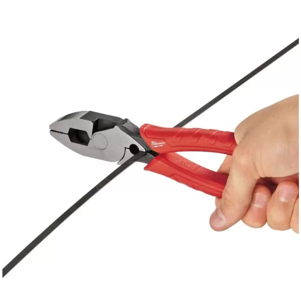 Milwaukee 9 in. High Leverage Lineman's Pliers with Crimper