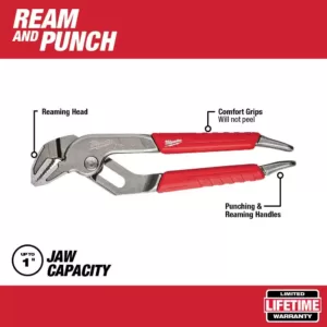 Milwaukee 6 in. and 10 in. Straight-Jaw Pliers Set (2-Piece)