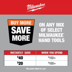 Milwaukee 6 in. and 10 in. Straight-Jaw Pliers Set (2-Piece)