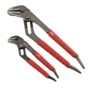 Milwaukee 6 in. and 10 in. Straight-Jaw Pliers Set (2-Piece)