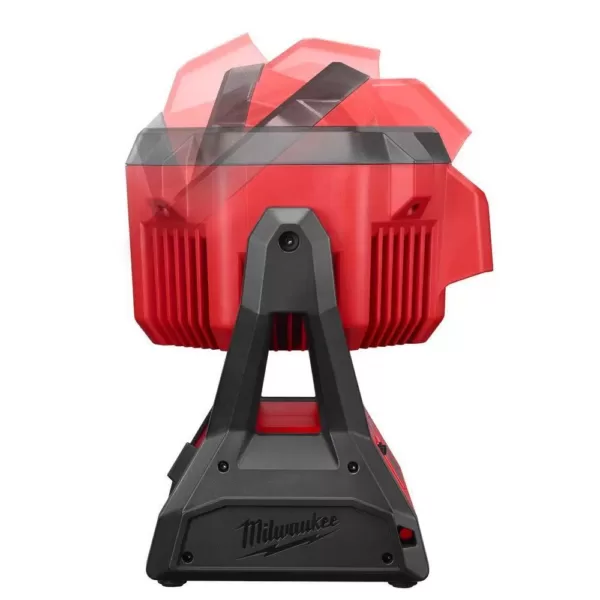 Milwaukee M18 18-Volt Lithium-Ion Cordless 4-1/2 in. Cut-Off/Grinder with M18 Jobsite Fan