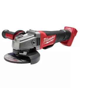 Milwaukee M18 FUEL 18-Volt 4-1/2 in./5 in. Lithium-Ion Brushless Cordless Grinder with Paddle Switch with Grease Gun