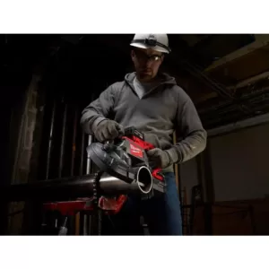 Milwaukee M18 FUEL 18-Volt 4-1/2 in./5 in. Lithium-Ion Brushless Cordless Grinder with Paddle Switch with Bandsaw and Batteries