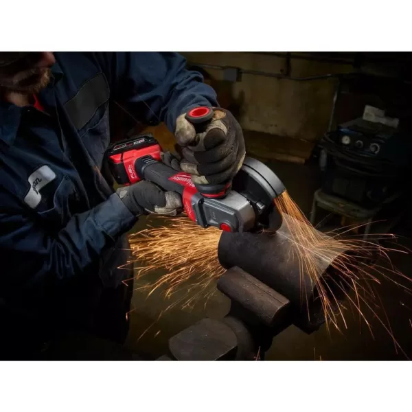 Milwaukee M18 FUEL 18-Volt Lithium-Ion Brushless Cordless 4-1/2 in. to 5 in. Braking Grinder (Tool-Only)