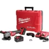 Milwaukee M18 FUEL 18- -Volt Lithium-Ion Brushless Cordless 4-1/2 in. /5 in. Braking Grinder Kit w/Two 5.0Ah Batteries & Hard Case