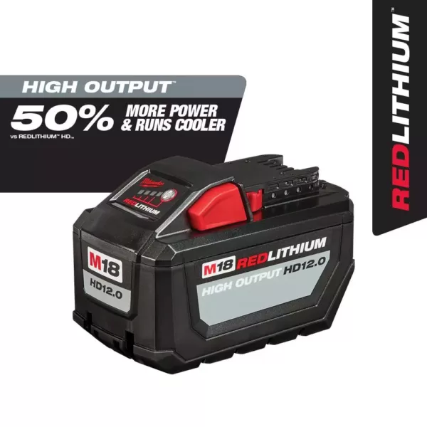 Milwaukee M18 FUEL 18-Volt Lithium-Ion Brushless Cordless 7/9 in. Grinder Kit W/ (1) 12.0Ah Battery, Bag & Rapid Charger