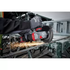 Milwaukee M18 FUEL 18-Volt Lithium-Ion Brushless Cordless 4-1/2 in./6 in. Grinder with Paddle Switch Kit and Two 6.0 Ah Battery