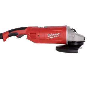 Milwaukee 15 Amp 7/9 in. Roto-Lok Large Angle Grinder with Trigger Lock-On Switch