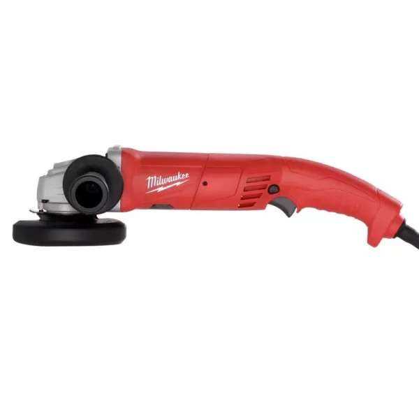 Milwaukee 11 Amp 4.5 in. Small Angle Grinder with Lock-On Trigger Grip