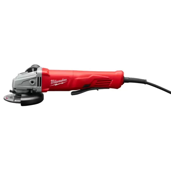 Milwaukee 11 Amp Corded 4-1/2 in. Small Angle Grinder Paddle No-Lock