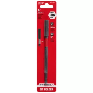 Milwaukee 6 in. Shockwave Magnetic Bit Holder