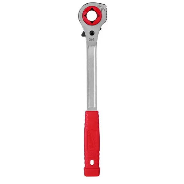 Milwaukee Lineman's High Leverage Ratcheting Wrench with Milled Strike Face