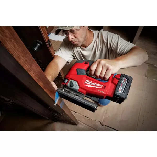 Milwaukee M18 FUEL 18-Volt Lithium-Ion Brushless Gen II 18-Gauge Cordless Brad Nailer/Jig SawithRouter Combo Kit (3-Tool)