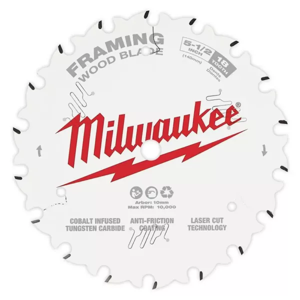 Milwaukee 5-1/2 in. x 18-Tooth Framing Circular Saw Blade