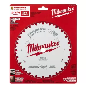 Milwaukee 7-1/4 in. x 24-Tooth Framing Circular Saw Blade