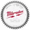 Milwaukee 6-1/2 in. x 48 Carbide Teeth Metal Cutting Circular Saw Blade