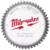 Milwaukee 7-1/4 in. x 48 Carbide Teeth Metal Cutting Circular Saw Blade