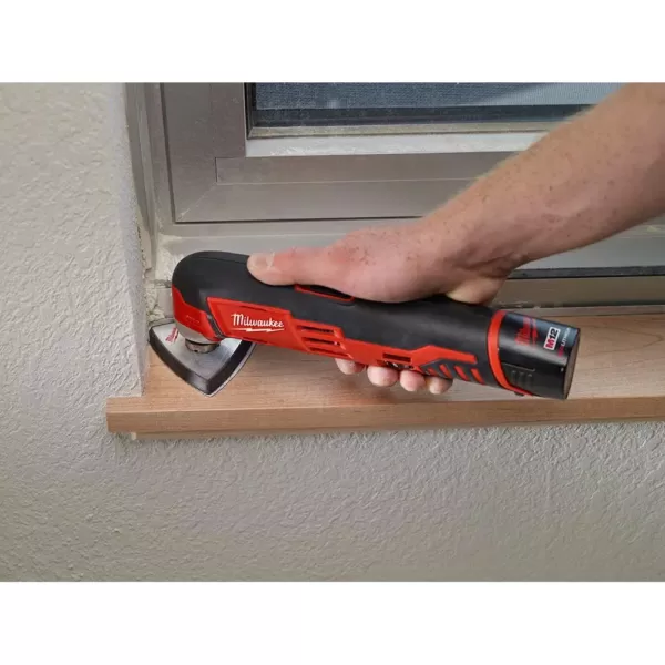 Milwaukee M12 FUEL 12-Volt 3 in. Lithium-Ion Brushless Cordless Cut Off Saw Kit with M12 Oscillating Multi-Tool