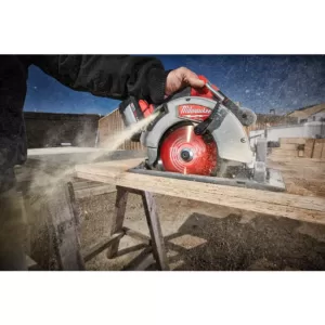 Milwaukee M18 FUEL 18-Volt Lithium-Ion Brushless Cordless 7-1/4 in. Circular Saw Kit with One 12.0Ah Battery, Charger, Tool Bag