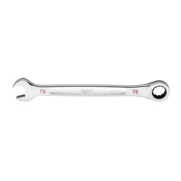 Milwaukee 7/8 in. SAE Ratcheting Combination Wrench