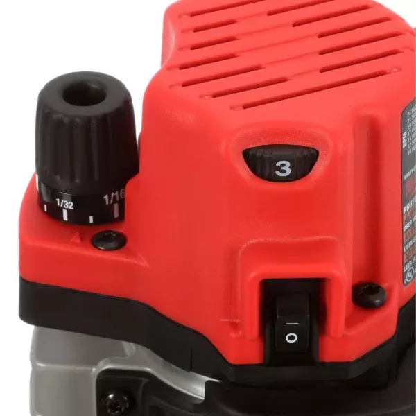 Milwaukee 13 Amp Corded 2-1/4 in. Max HP EVS BodyGrip Router