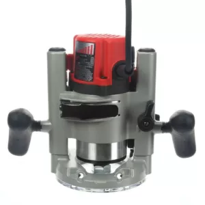 Milwaukee 2-1/4 Max-Horsepower EVS Multi-Base Router Kit with Plunge Base and BodyGrip Fixed Base