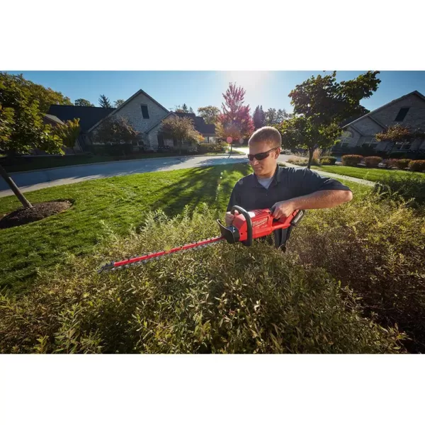 Milwaukee M18 FUEL 18-Volt Lithium-Ion Brushless Cordless Hedge Trimmer with M18 6-Port Sequential Battery Charger