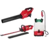 Milwaukee M18 FUEL 120 MPH 450 CFM 18-Volt Lithium-Ion Brushless Cordless Handheld Blower/Hedge Trimmer and Sprayer Kit