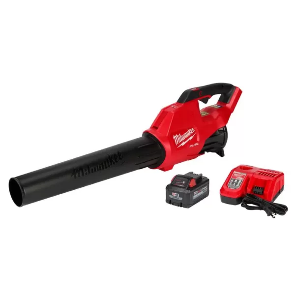 Milwaukee M18 FUEL 120 MPH 450 CFM 18-Volt Lithium-Ion Brushless Cordless Handheld Blower Kit with 8.0 Ah Battery, Rapid Charger