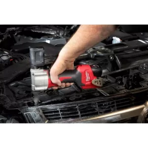 Milwaukee M12 FUEL 12-Volt Lithium-Ion Brushless Cordless 3/8 in. Ratchet and Rivet Tool with two 3.0 Ah Batteries