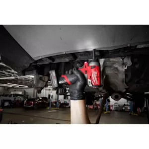 Milwaukee M12 FUEL 12-Volt Lithium-Ion Brushless Cordless 3/8 in. Ratchet &1/4 in. Impact Wrench with two 3.0 Ah Batteries