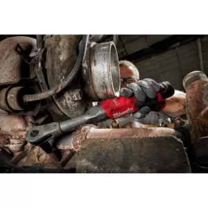 Milwaukee M12 FUEL 12-Volt Lithium-Ion Brushless Cordless 3/8in. Ratchet & Extended Reach Ratchet (Tool-Only) W/Protective Boots